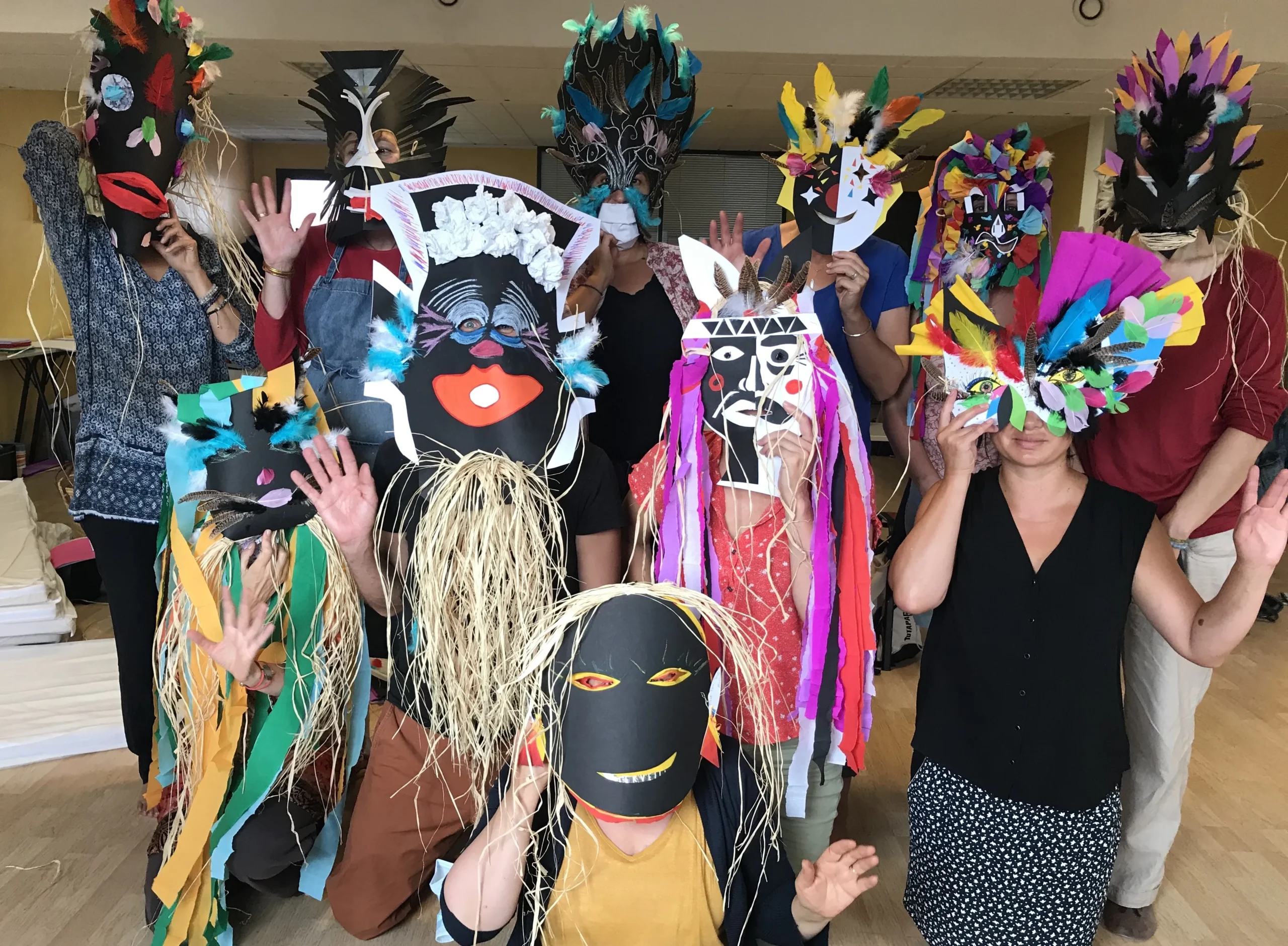 Séance d'art thérapie