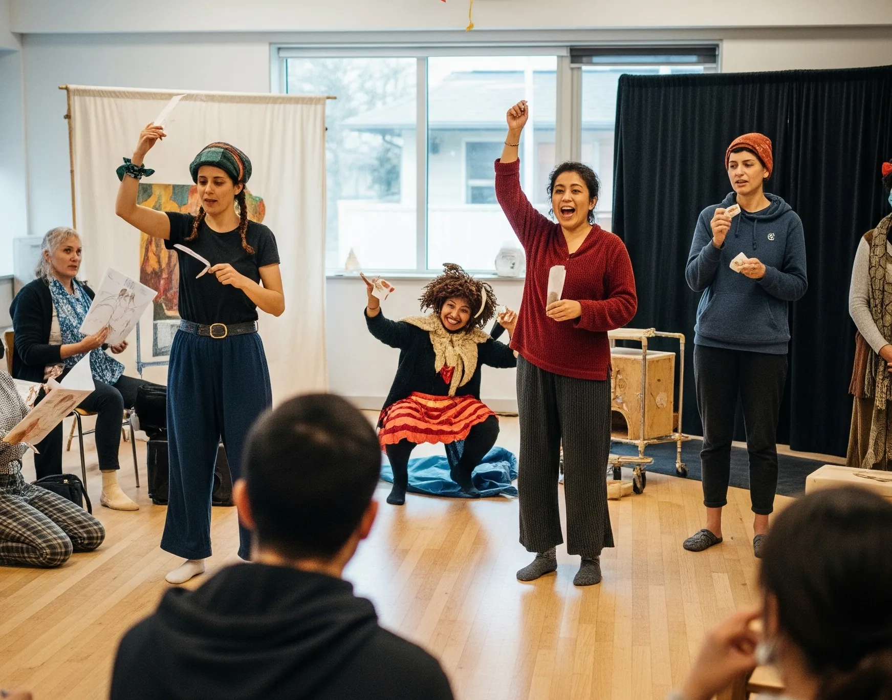 Séance de conte en art thérapie