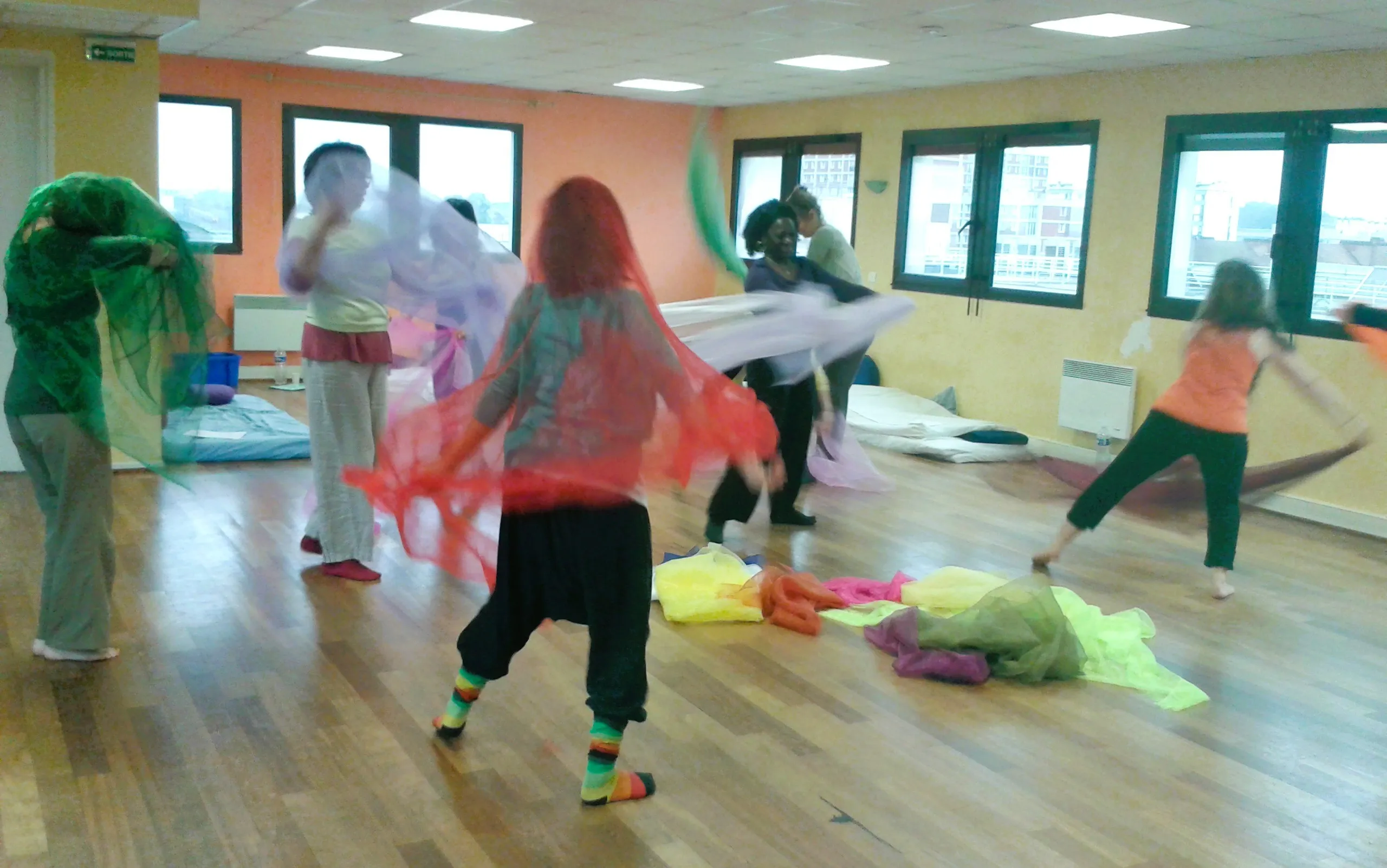 Séance de danse en art thérapie