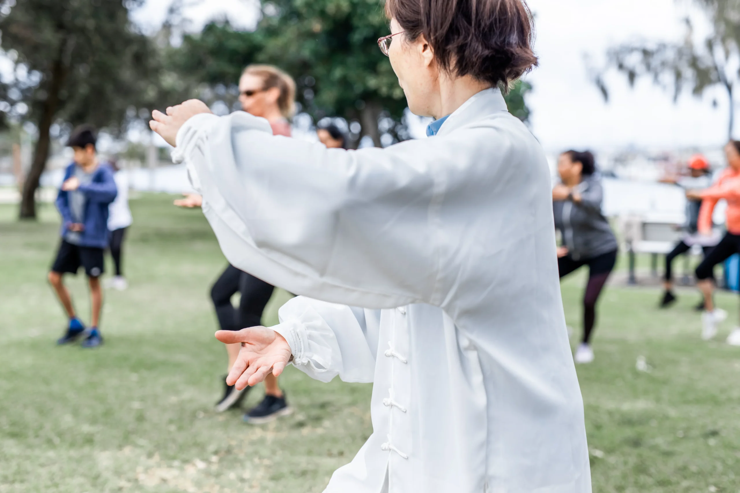 Séance de Qi Gong en plein air