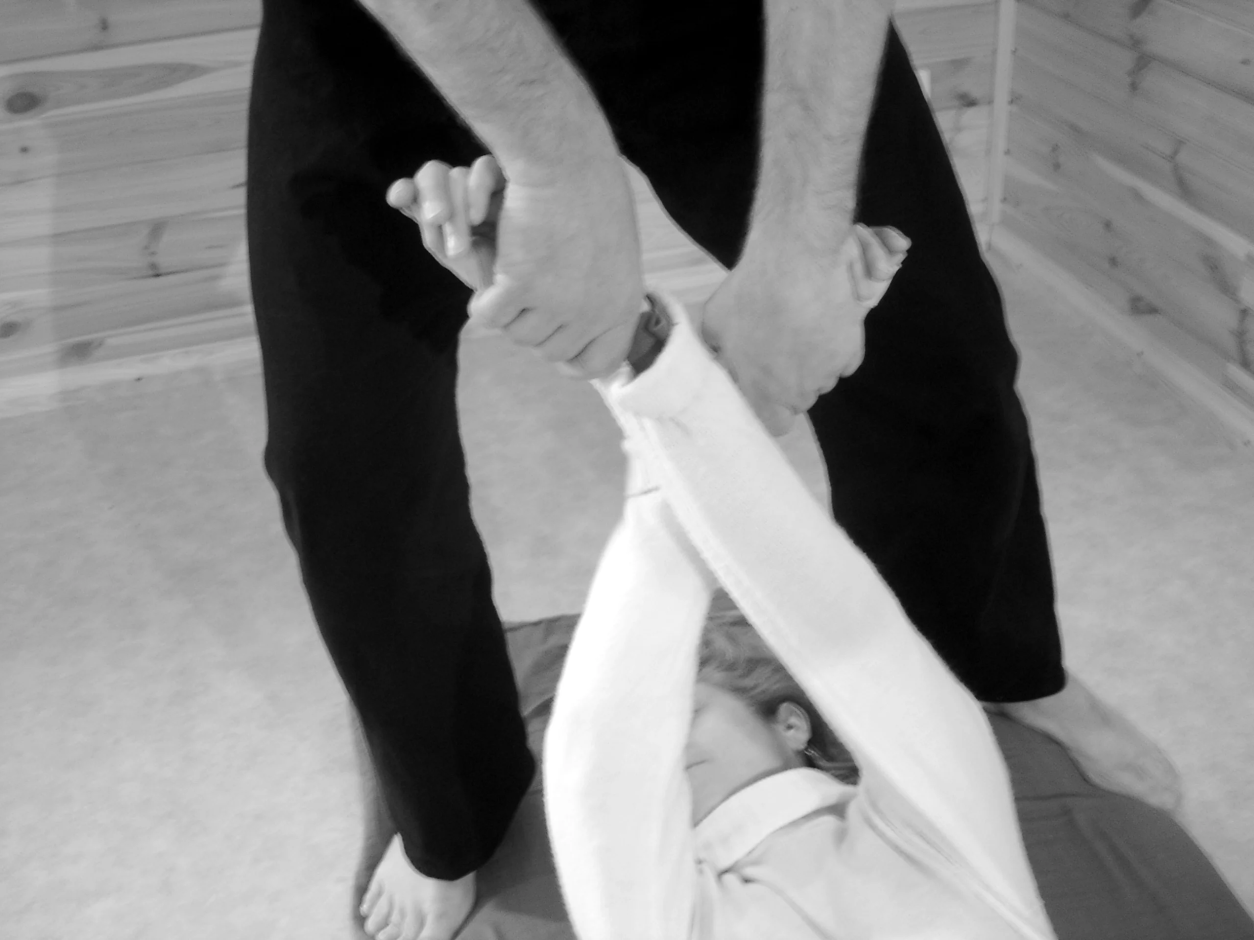 personne en séance de relaxation coréenne